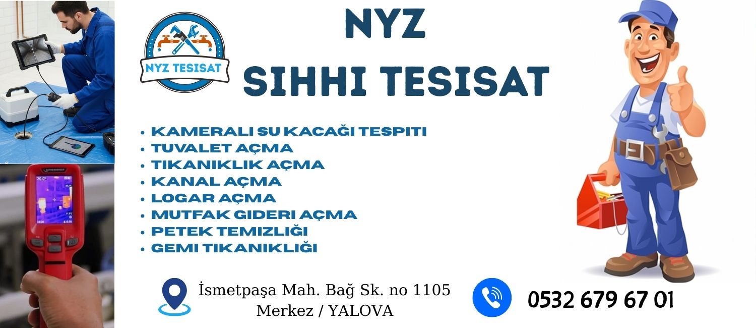 yalova su kaçağı tespiti